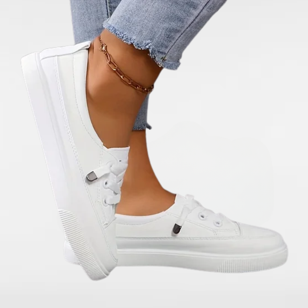 ELIZA & MAREN | LOW-CUT LACE-UP SNEAKERS FOR WOMEN