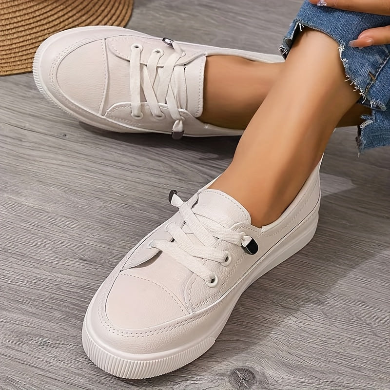 ELIZA & MAREN | LOW-CUT LACE-UP SNEAKERS FOR WOMEN