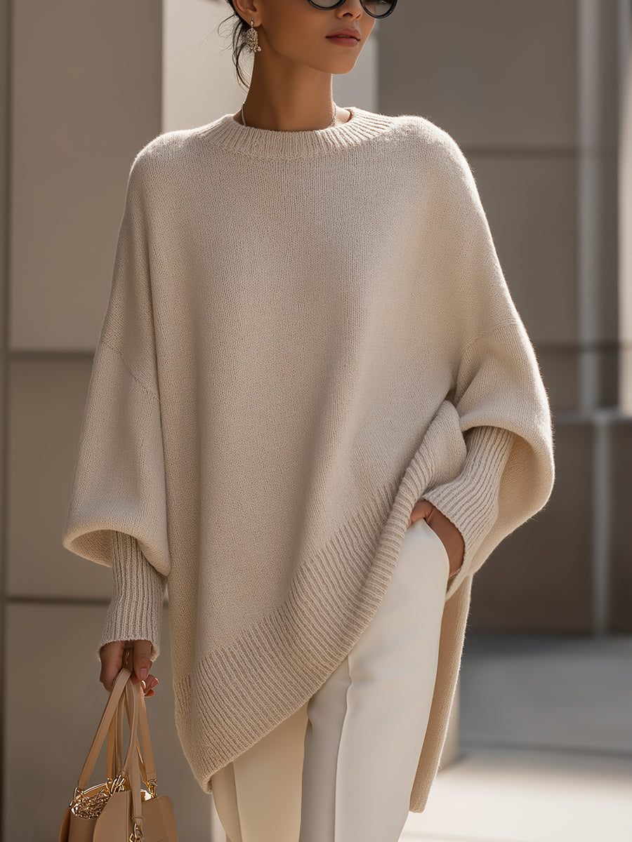 ELIZA & MAREN | OVERSIZED DRAPED PONCHO FOR WOMEN