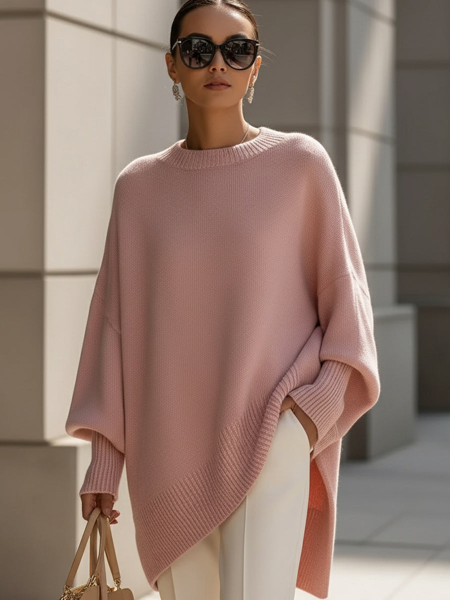 ELIZA & MAREN | OVERSIZED DRAPED PONCHO FOR WOMEN