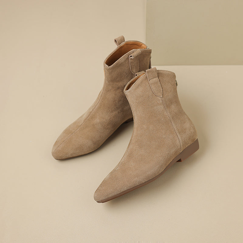 ELIZA & MAREN | POINTED CHELSEA ANKLE BOOTS FOR WOMEN