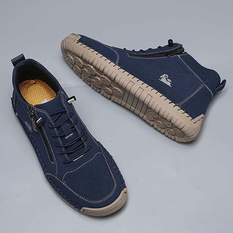 ELIZA & MAREN | SIDE ZIP WALKING SHOES FOR WOMEN