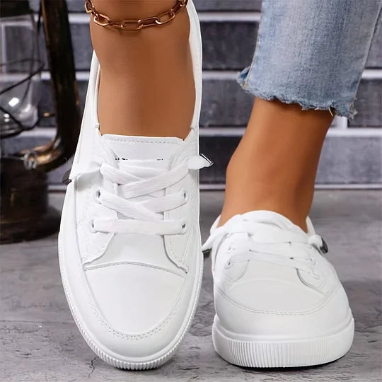 ELIZA & MAREN | LOW-CUT LACE-UP SNEAKERS FOR WOMEN