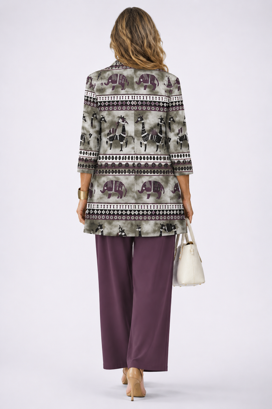 ELIZA & MAREN | VALERIE PLUM THREE-PIECE SET FOR WOMEN