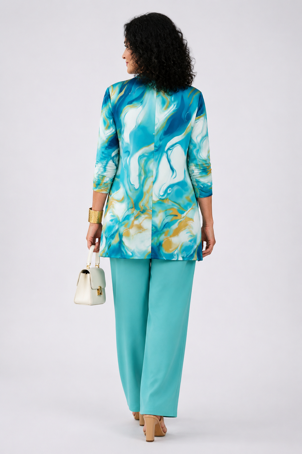 ELIZA & MAREN | GALENA BLUE THREE-PIECE SET FOR WOMEN