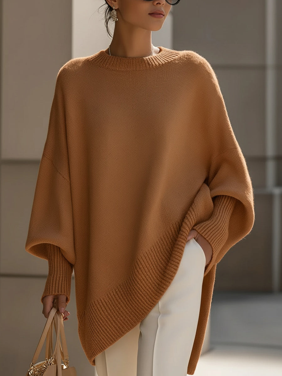 ELIZA & MAREN | OVERSIZED DRAPED PONCHO FOR WOMEN