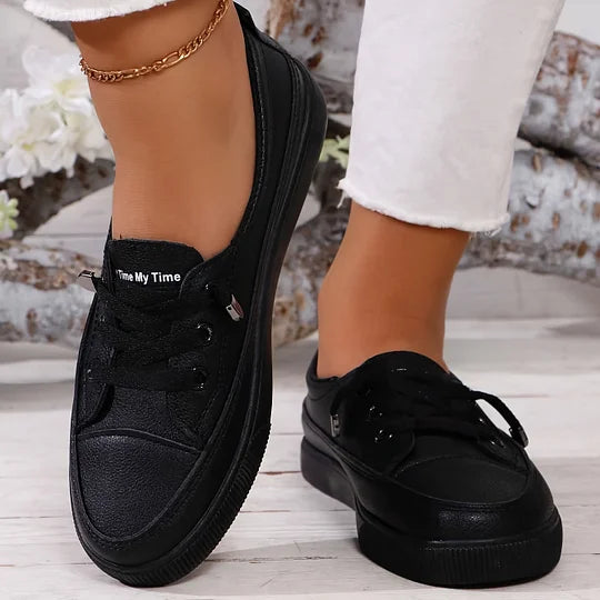 ELIZA & MAREN | LOW-CUT LACE-UP SNEAKERS FOR WOMEN