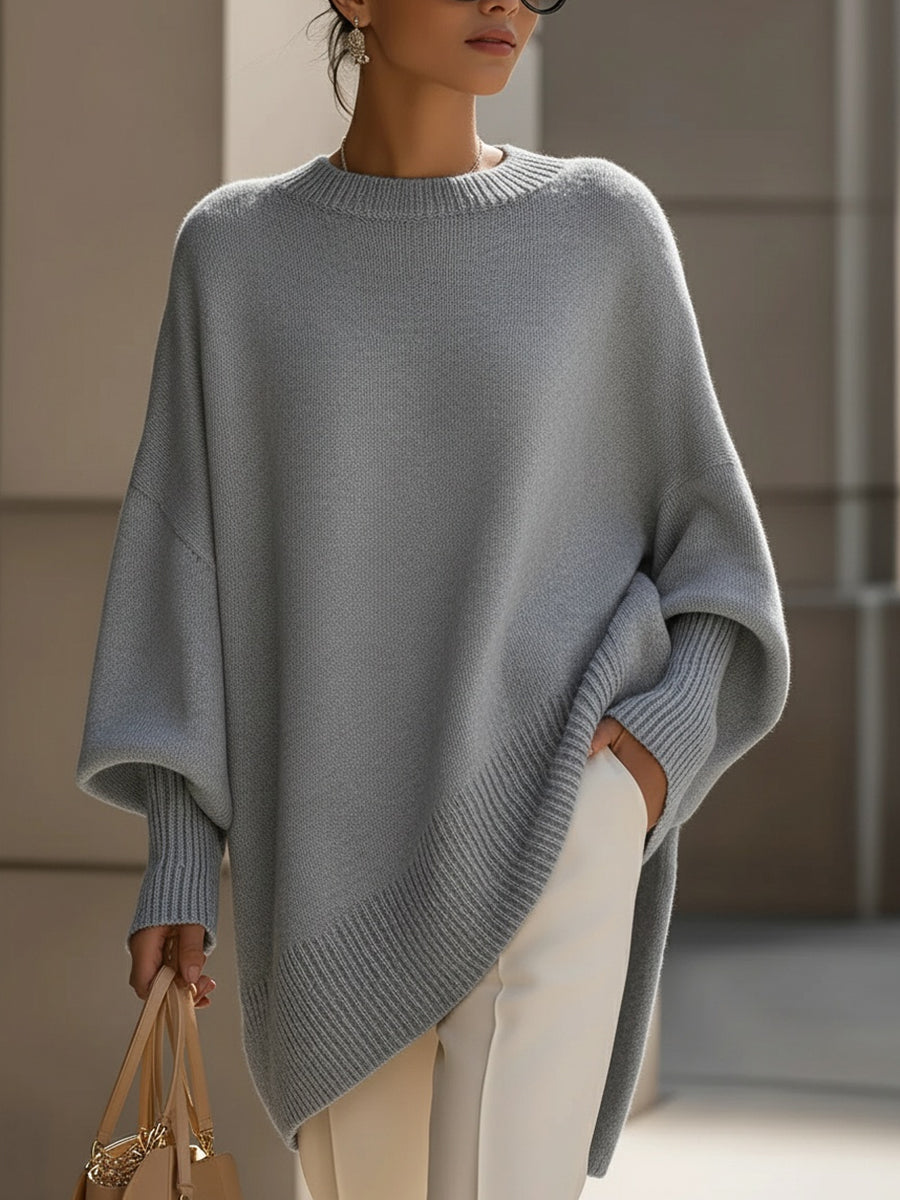 ELIZA & MAREN | OVERSIZED DRAPED PONCHO FOR WOMEN
