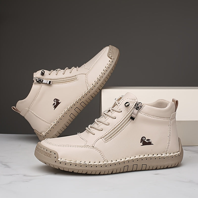 ELIZA & MAREN | SIDE ZIP WALKING SHOES FOR WOMEN