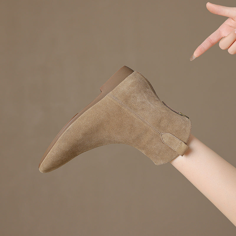 ELIZA & MAREN | POINTED CHELSEA ANKLE BOOTS FOR WOMEN
