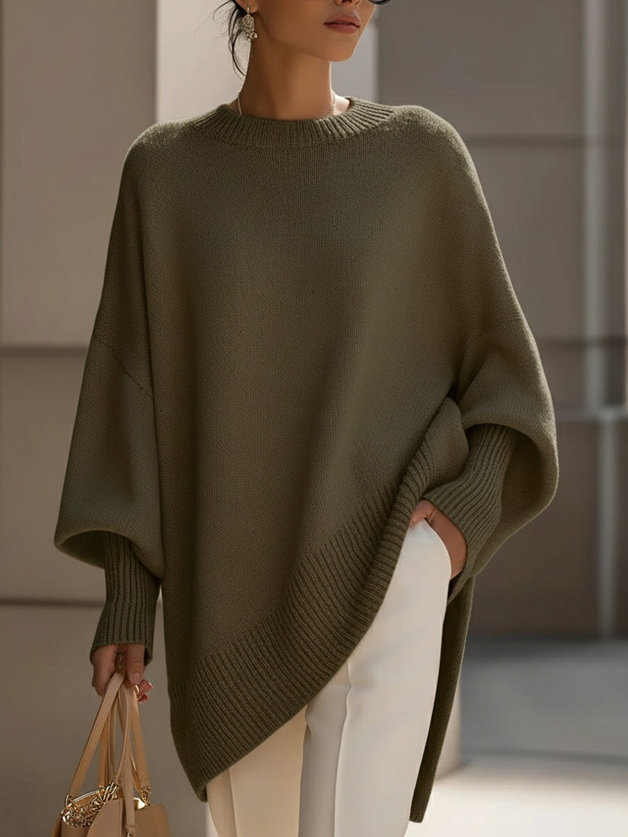 ELIZA & MAREN | OVERSIZED DRAPED PONCHO FOR WOMEN