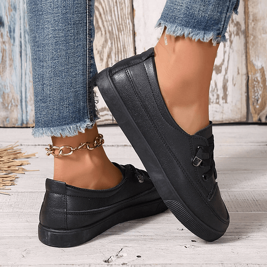 ELIZA & MAREN | LOW-CUT LACE-UP SNEAKERS FOR WOMEN