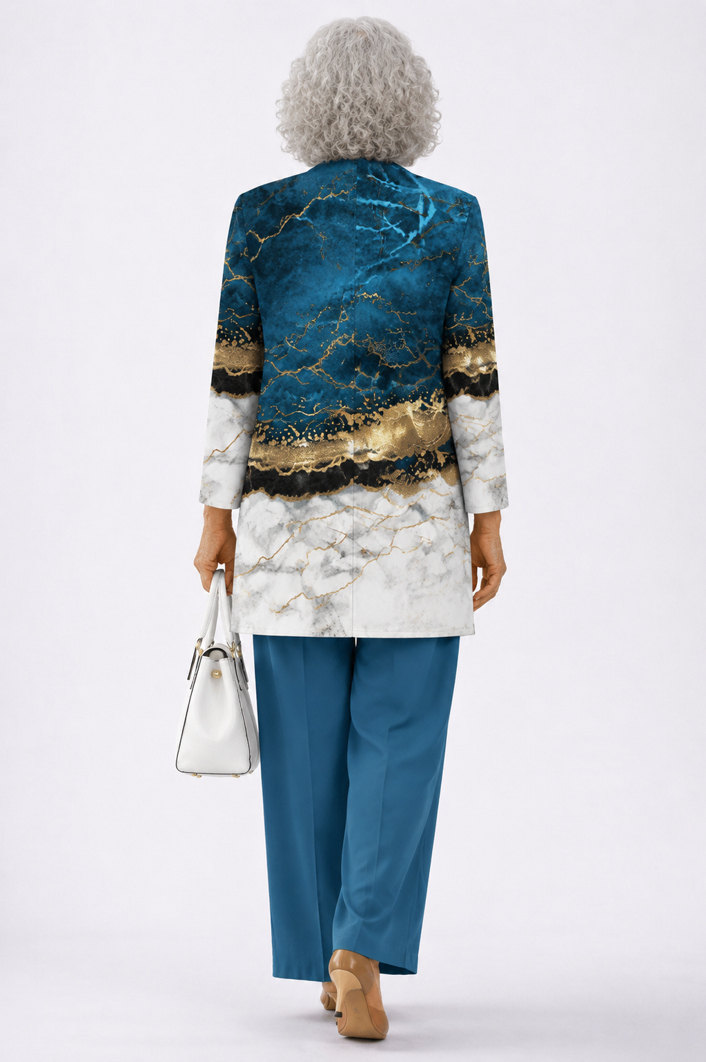 ELIZA & MAREN | TERESA MARBLE THREE-PIECE SET FOR WOMEN