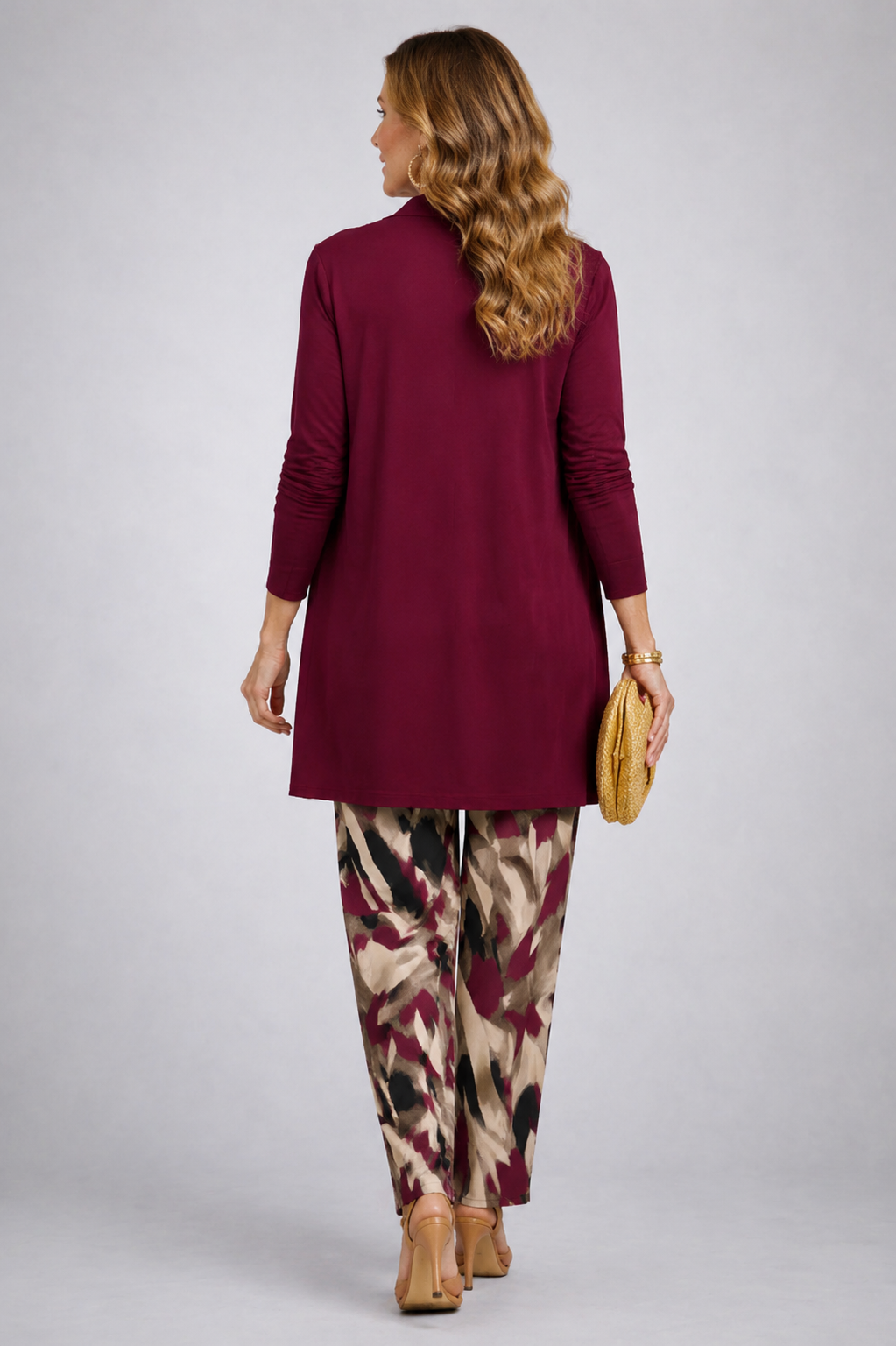 ELIZA & MAREN | FIAMMA PURPLE THREE-PIECE SET FOR WOMEN