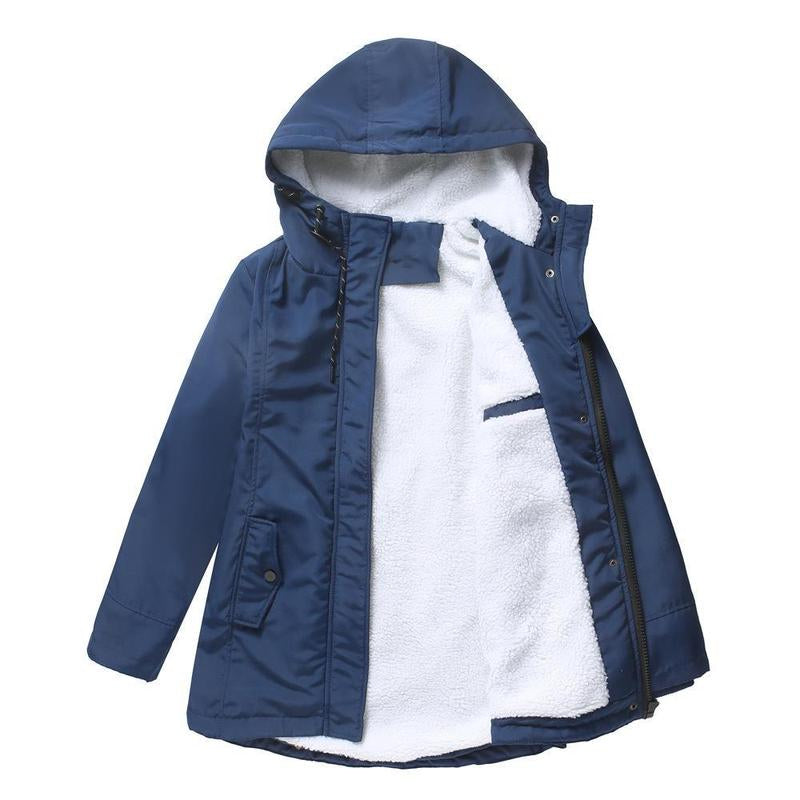 ELIZA & MAREN | FLEECE LINED HOODED PARKA FOR WOMEN