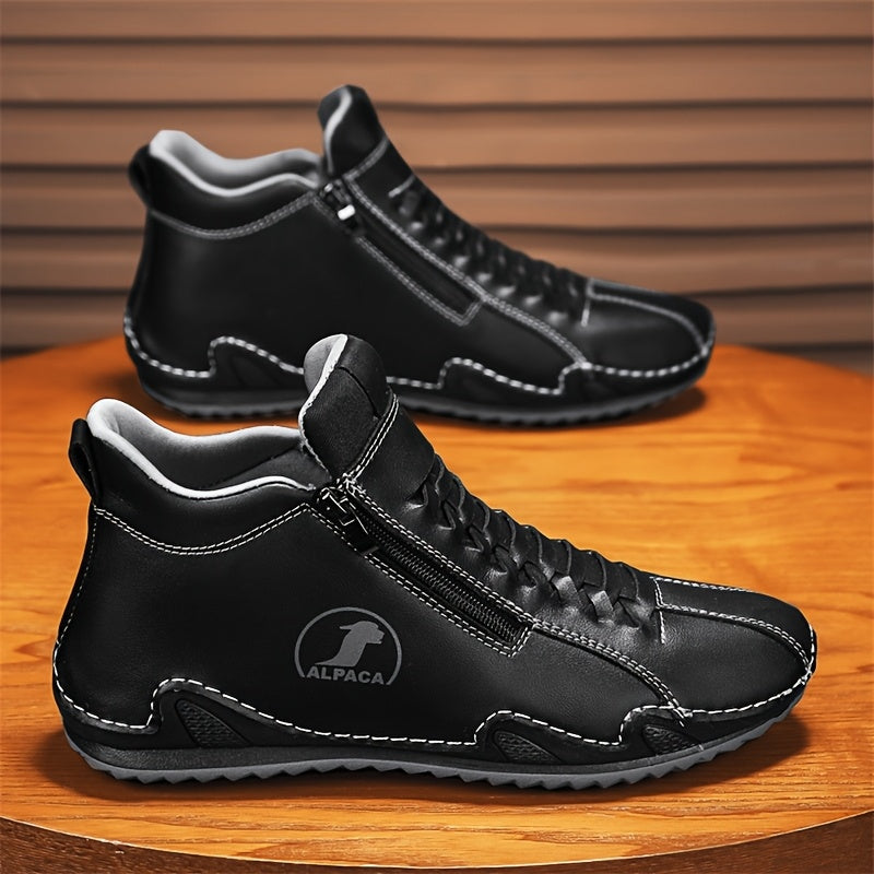 ELIZA & MAREN | SIDE ZIP ANKLE SNEAKERS FOR WOMEN