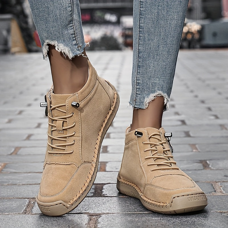 ELIZA & MAREN | SIDE ZIP WALKING SHOES FOR WOMEN