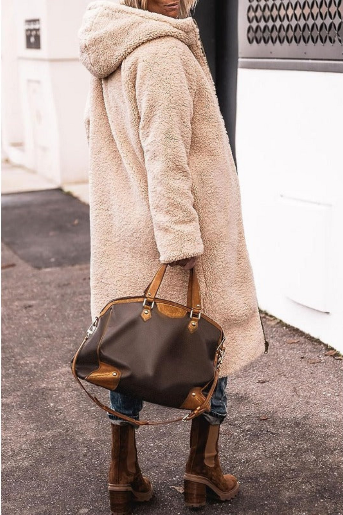 ELIZA & MAREN | LONG HOODED QUILTED COAT FOR WOMEN