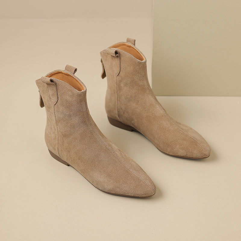 ELIZA & MAREN | POINTED CHELSEA ANKLE BOOTS FOR WOMEN