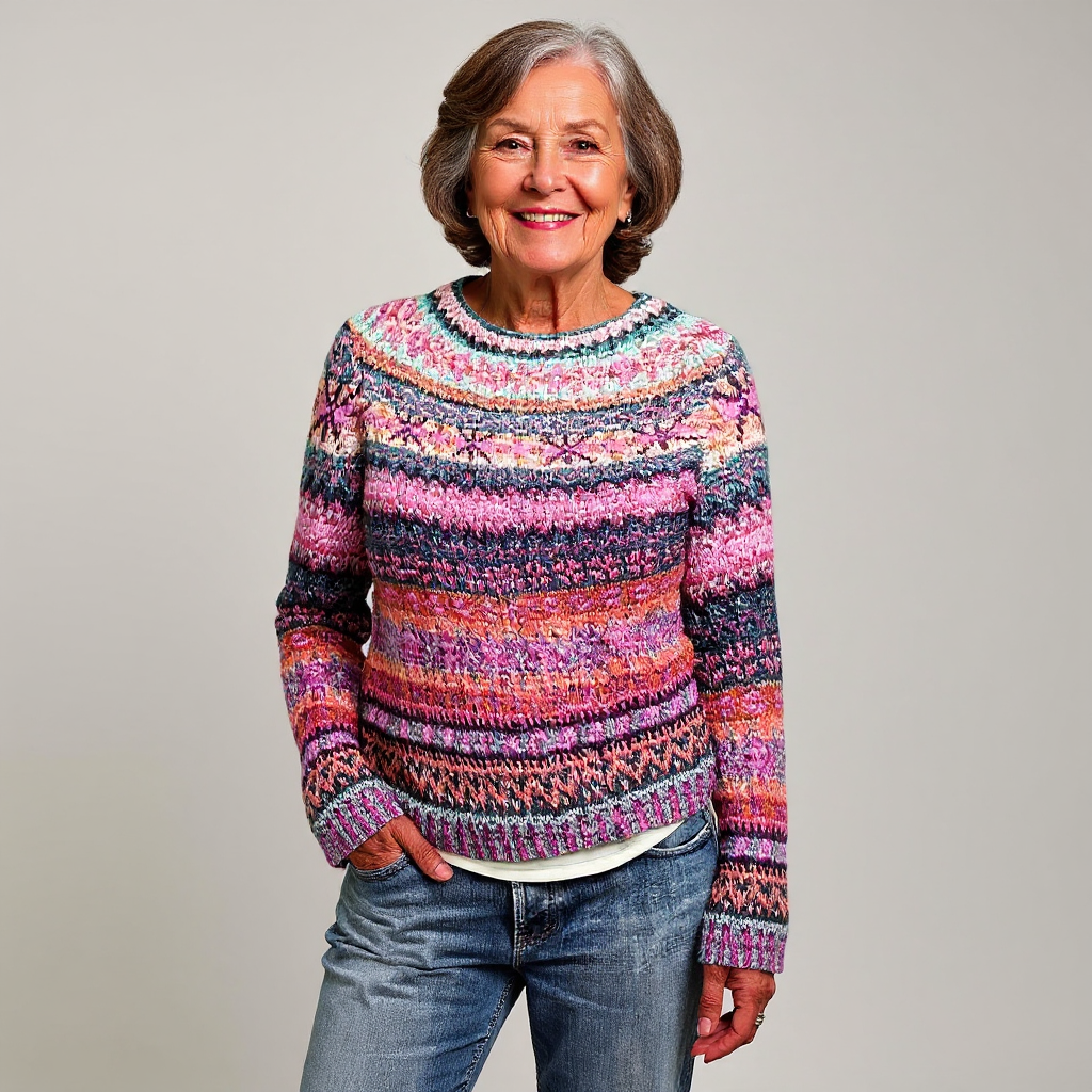 ELIZA & MAREN | CLASSIC RELAXED KNIT SWEATER FOR WOMEN