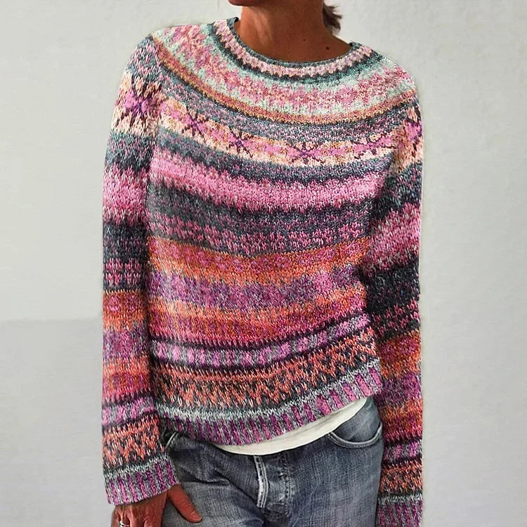 ELIZA & MAREN | CLASSIC RELAXED KNIT SWEATER FOR WOMEN