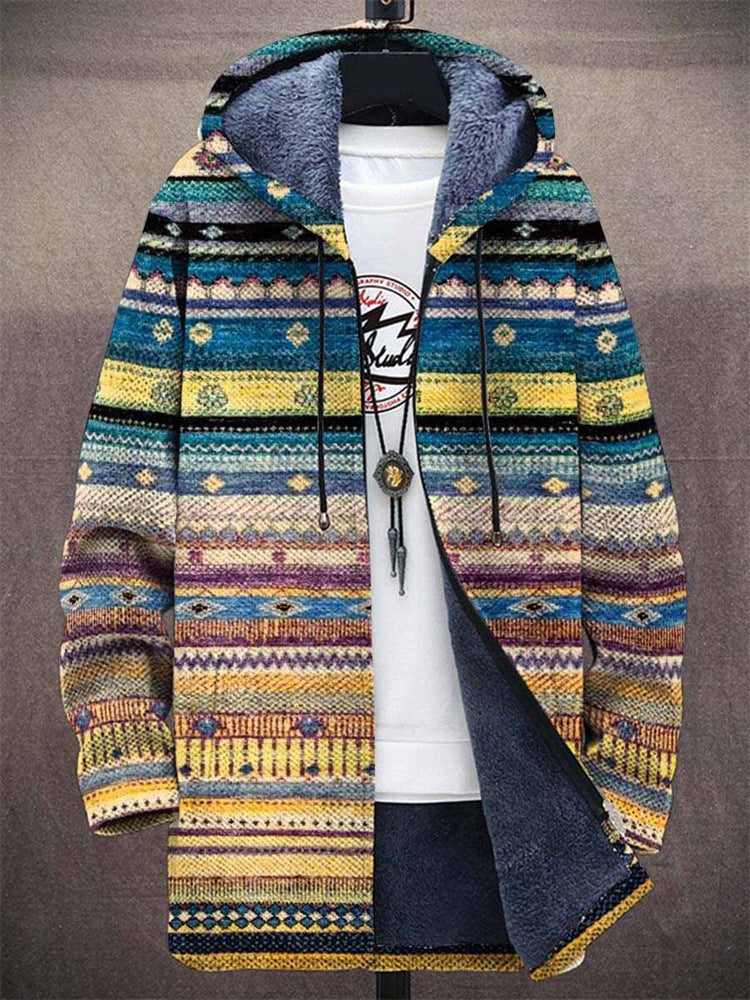 ELIZA & MAREN | SUNLIT MULTICOLOR HOODED CARDIGAN FOR WOMEN