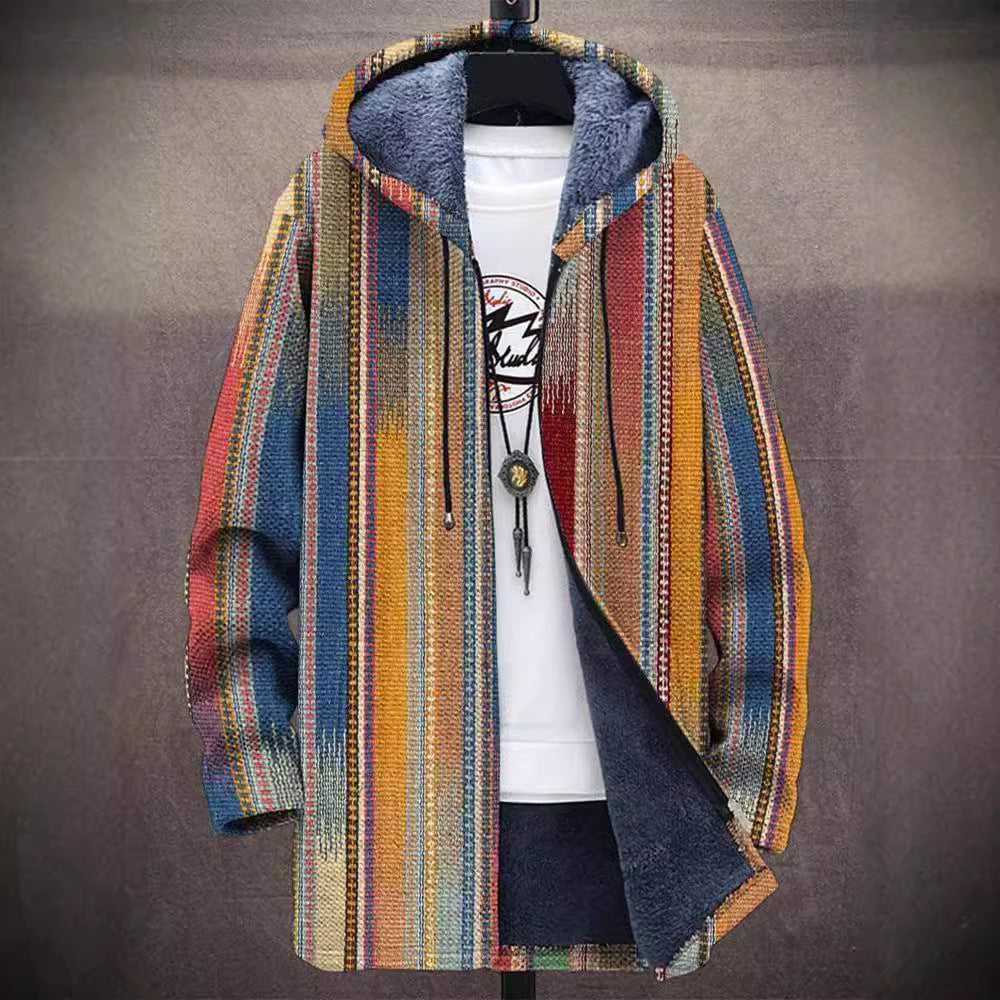 ELIZA & MAREN | SUNLIT MULTICOLOR HOODED CARDIGAN FOR WOMEN