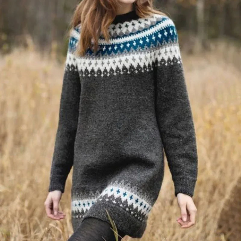 ELIZA & MAREN | CASUAL VINTAGE KNIT SWEATER FOR WOMEN