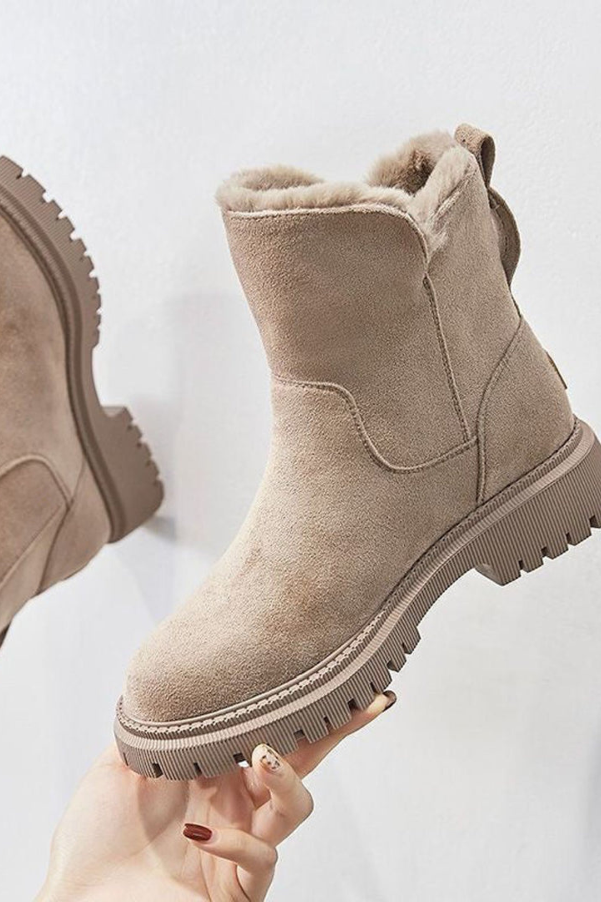 ELIZA & MAREN | PLATFORM WINTER ANKLE BOOTS FOR WOMEN