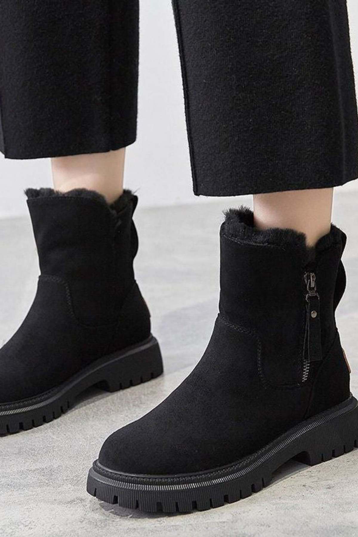 ELIZA & MAREN | PLATFORM WINTER ANKLE BOOTS FOR WOMEN
