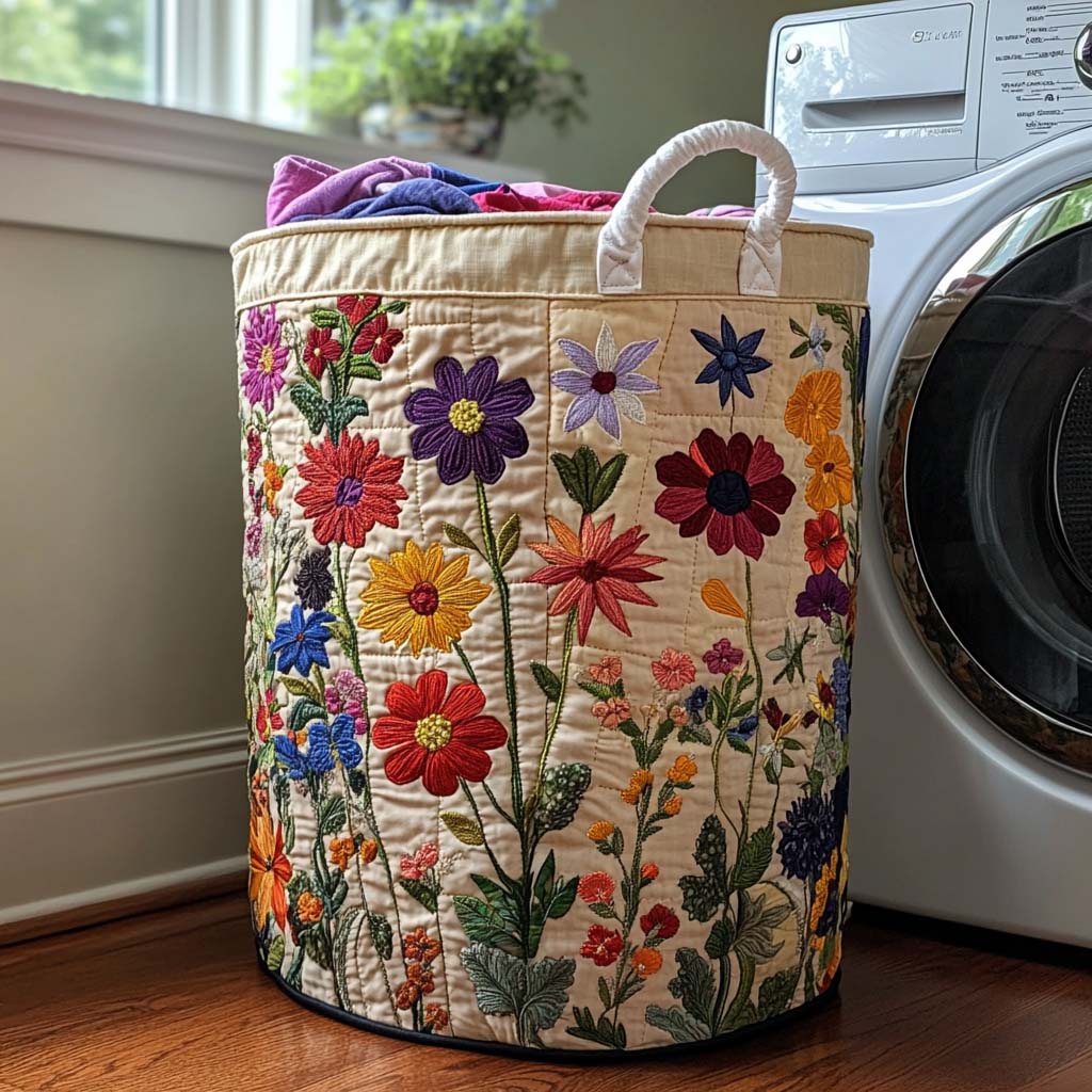 ELIZA & MAREN | BRIGHT BLOOM STORAGE BASKET FOR WOMEN