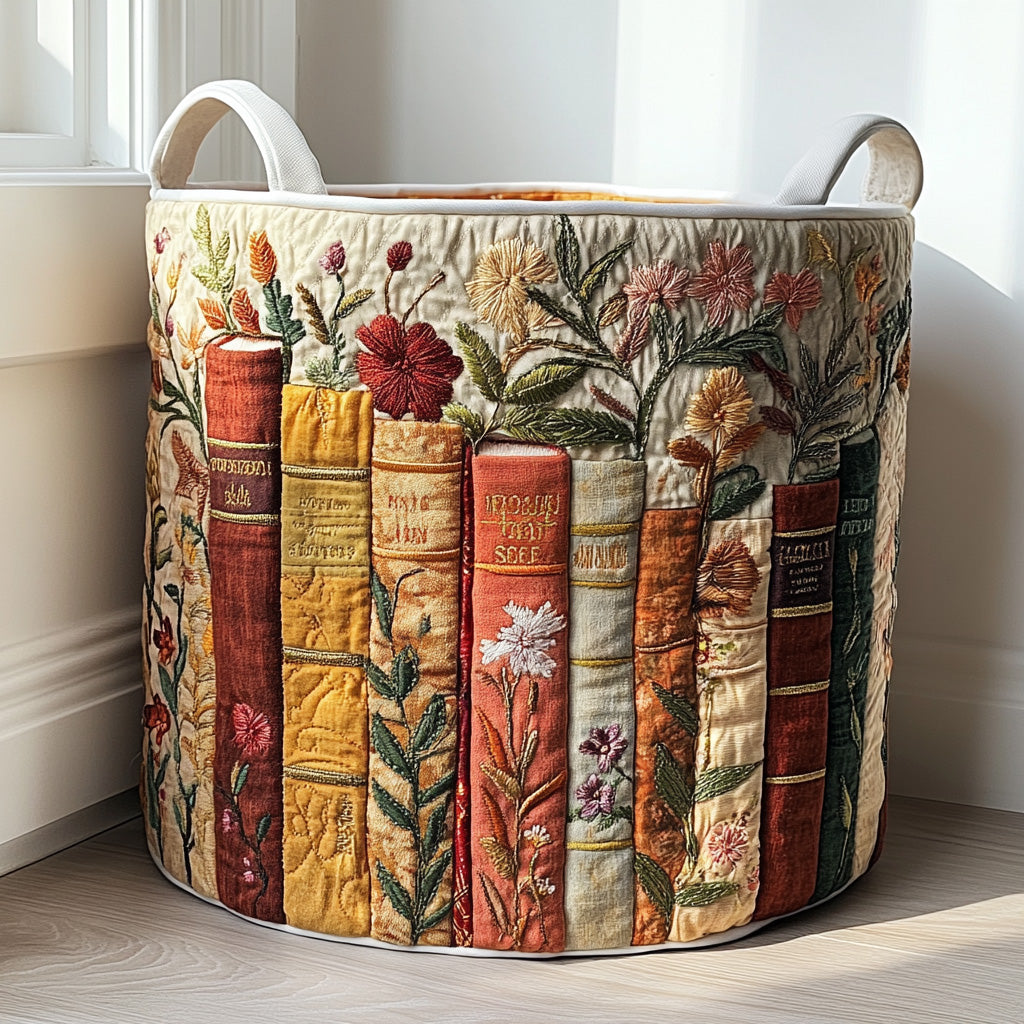 ELIZA & MAREN | LITERARY GARDEN STORAGE BASKET FOR WOMEN