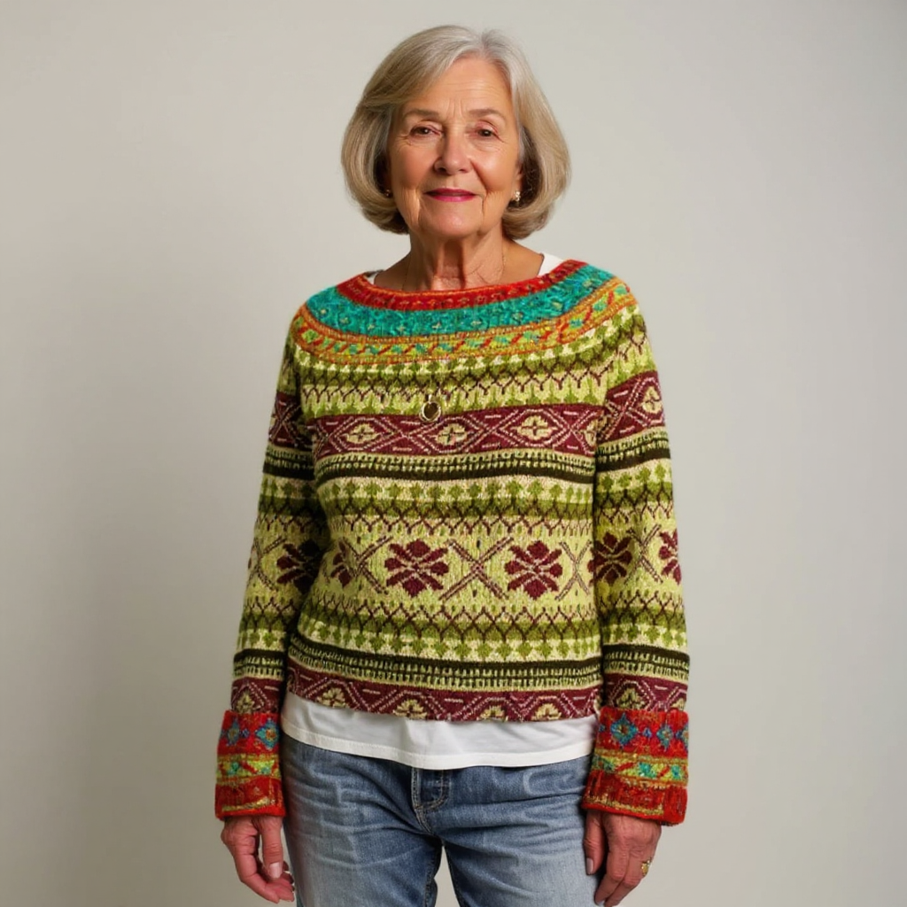ELIZA & MAREN | EASY FIT KNITTED SWEATER FOR WOMEN