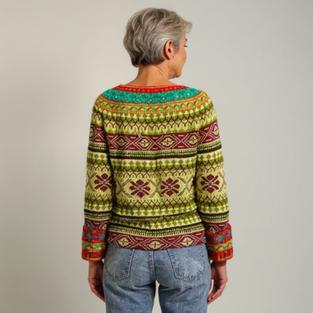 ELIZA & MAREN | EASY FIT KNITTED SWEATER FOR WOMEN