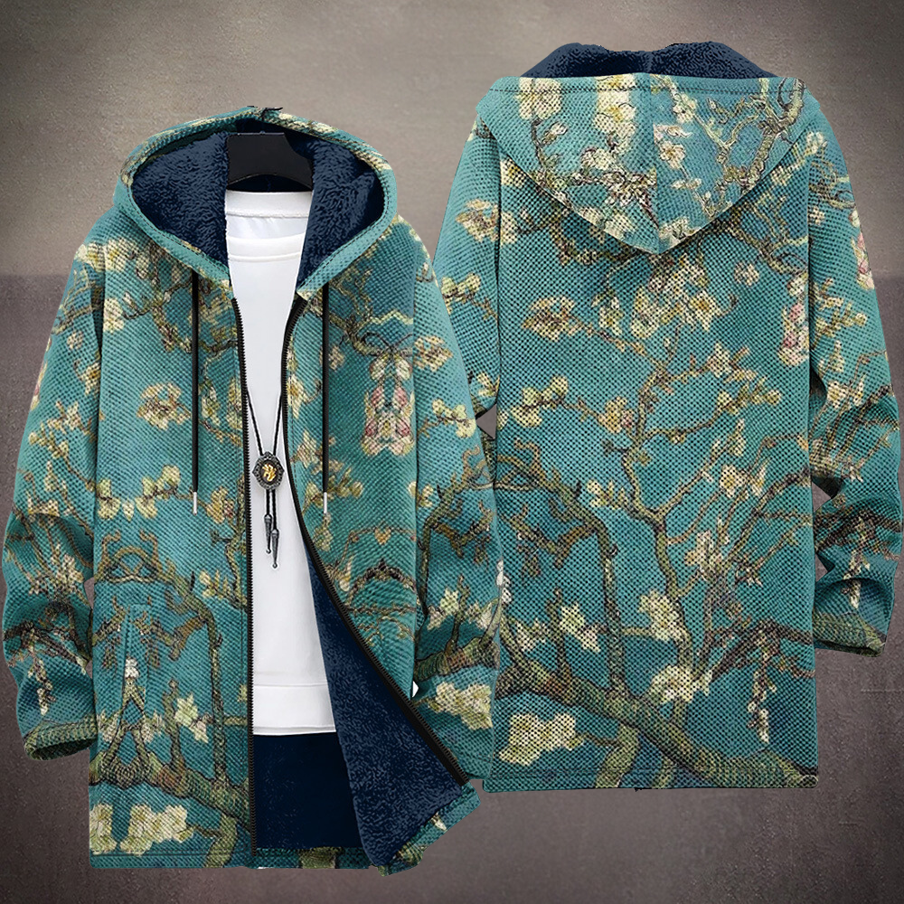 ELIZA & MAREN | TEAL GOLD HOODED CARDIGAN FOR WOMEN