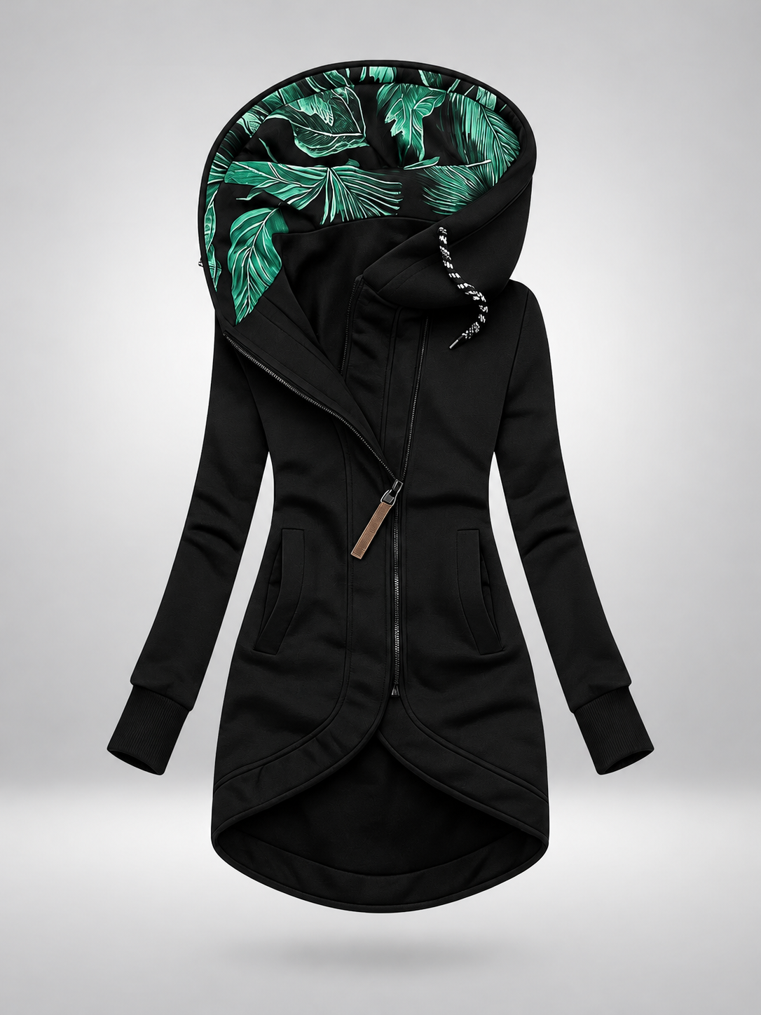 ELIZA & MAREN | LONG HOODED QUILTED COAT FOR WOMEN