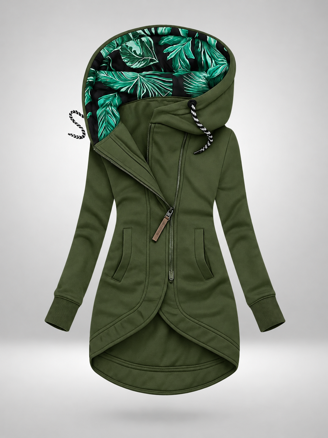 ELIZA & MAREN | LONG HOODED QUILTED COAT FOR WOMEN