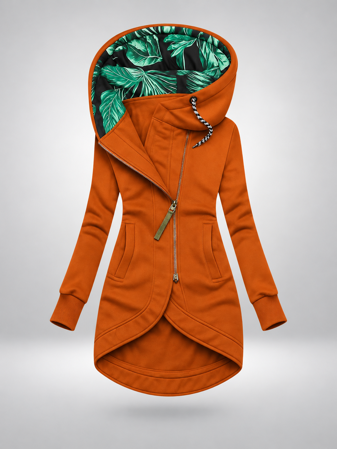 ELIZA & MAREN | LONG HOODED QUILTED COAT FOR WOMEN
