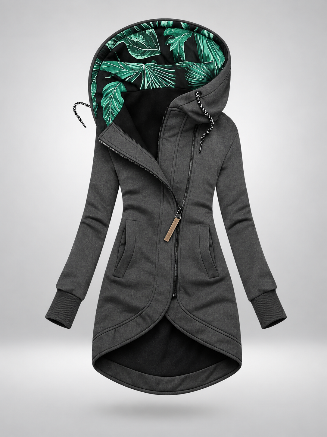 ELIZA & MAREN | LONG HOODED QUILTED COAT FOR WOMEN