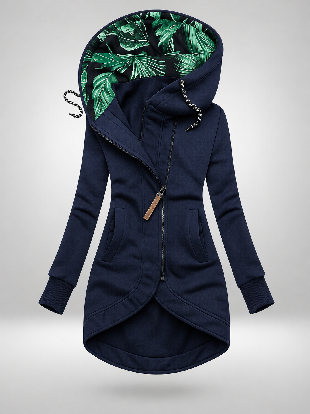 ELIZA & MAREN | LONG HOODED QUILTED COAT FOR WOMEN
