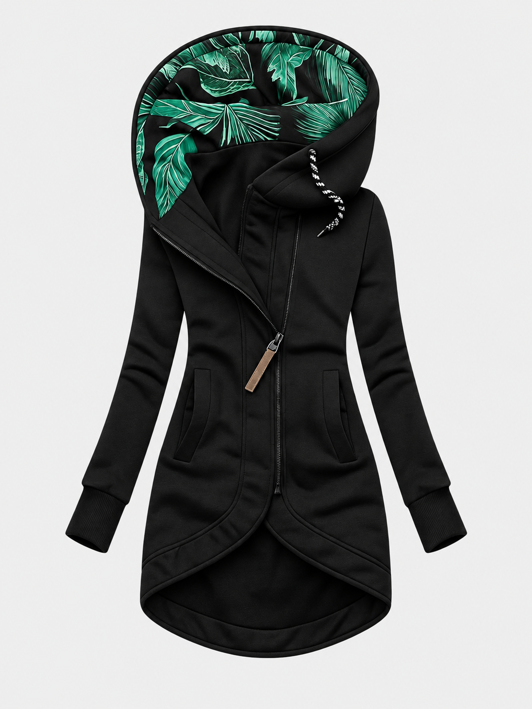 ELIZA & MAREN | LONG HOODED QUILTED COAT FOR WOMEN