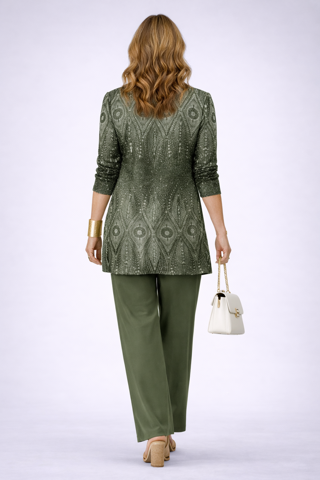 ELIZA & MAREN | HANNELORE GREEN THREE-PIECE SET FOR WOMEN