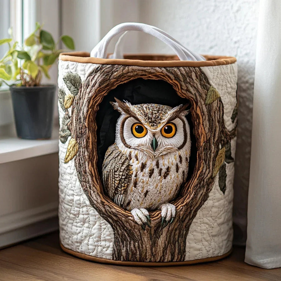 ELIZA & MAREN | COZY OWL STORAGE BASKET FOR WOMEN
