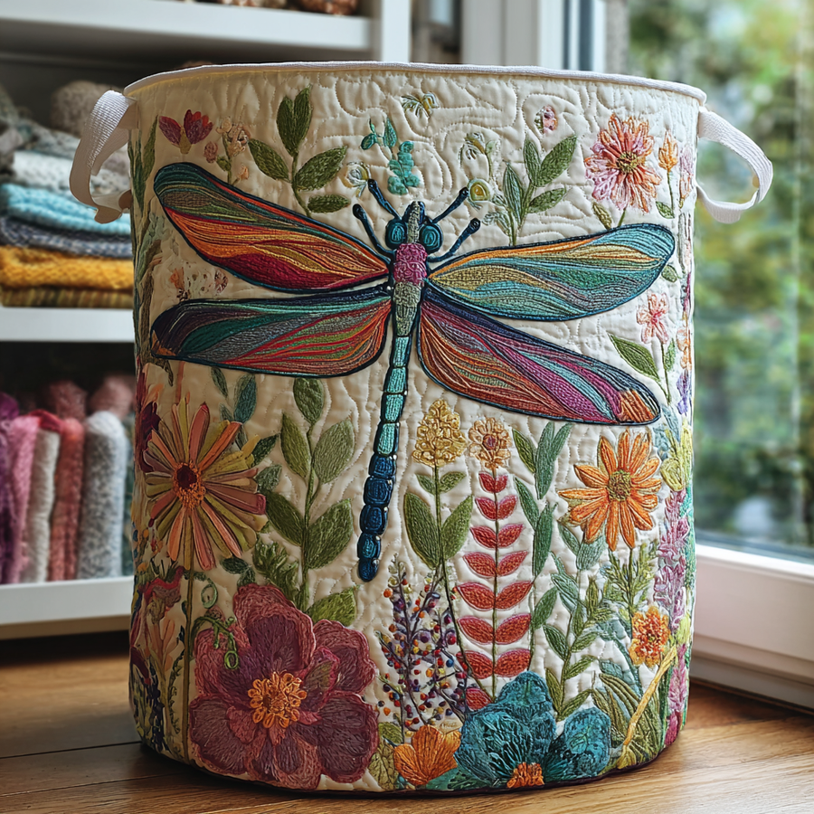 ELIZA & MAREN | DRAGONFLY GARDEN STORAGE BASKET FOR WOMEN