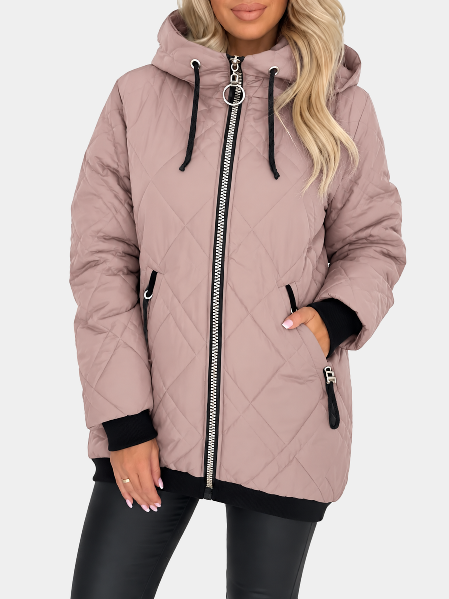 ELIZA & MAREN | HOODED PUFFER JACKET FOR WOMEN