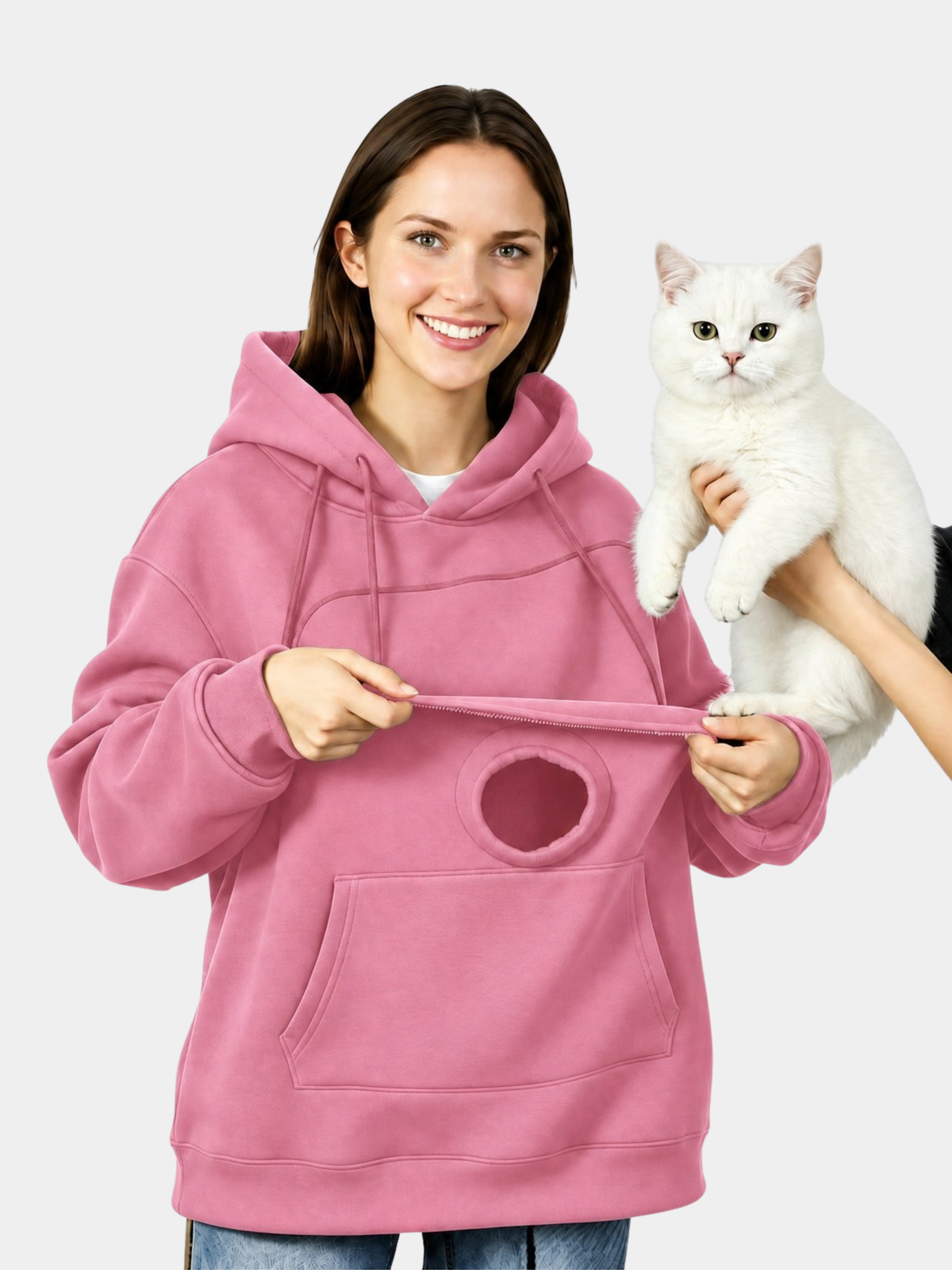 ELIZA & MAREN | PET POCKET HOODIE FOR WOMEN