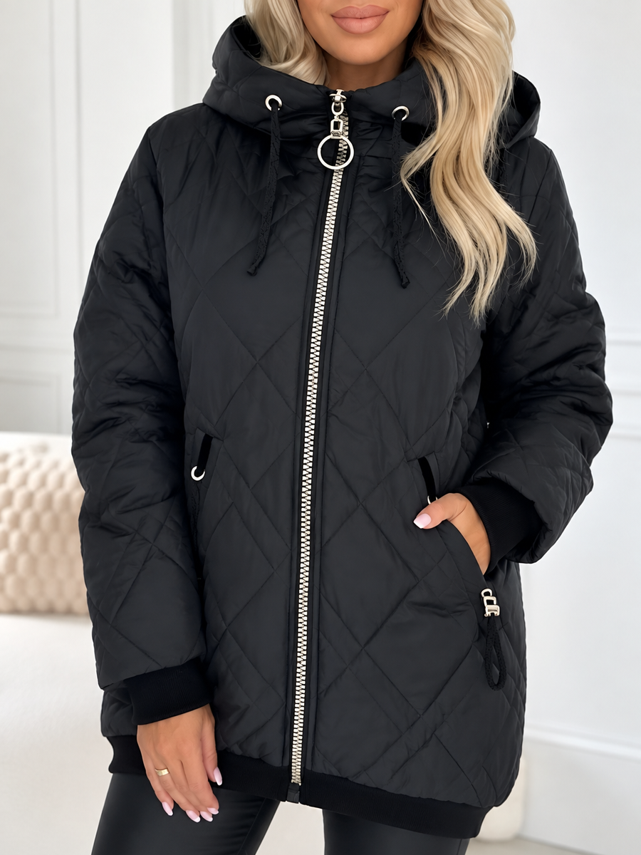 ELIZA & MAREN | HOODED QUILTED JACKET FOR WOMEN
