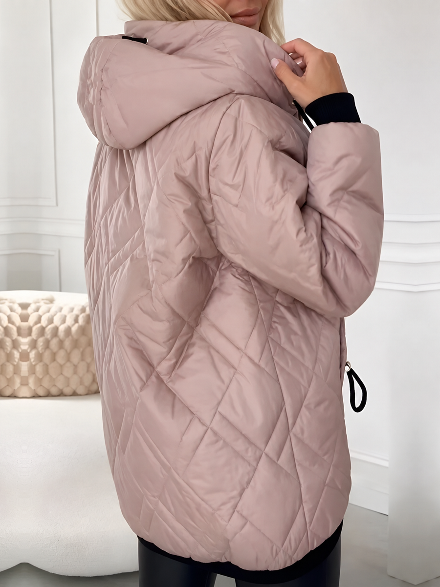 ELIZA & MAREN | HOODED QUILTED JACKET FOR WOMEN