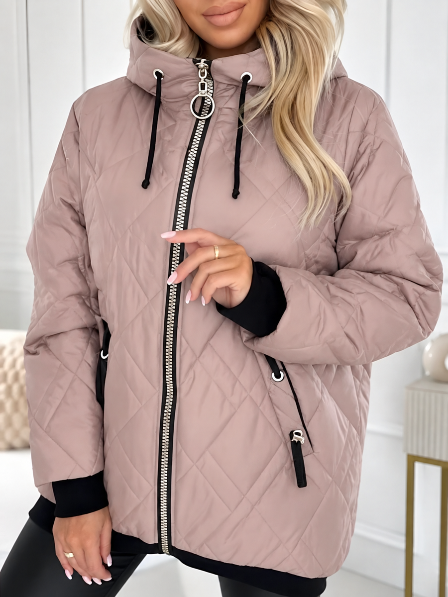 ELIZA & MAREN | HOODED QUILTED JACKET FOR WOMEN