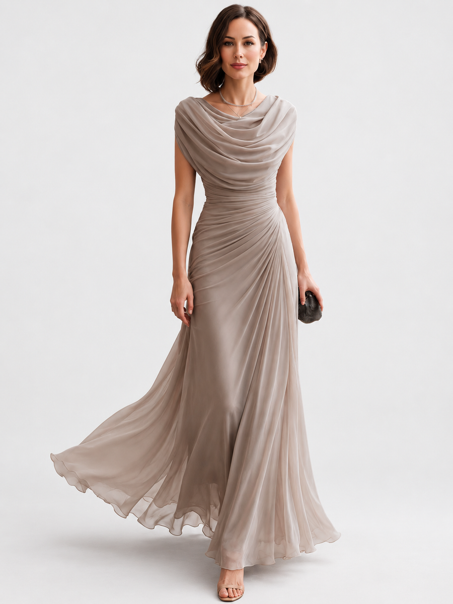 ELIZA & MAREN | CROSS-STRAP MAXI DRESS FOR WOMEN